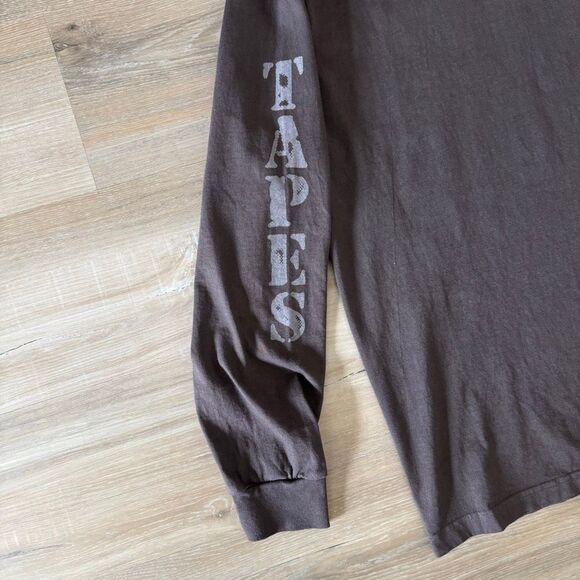 Travis Scott Jackboys 2 Brown Double Sided Long Sleee Shirt Size XL Hip Hop Rap - Picture 5 of 7
